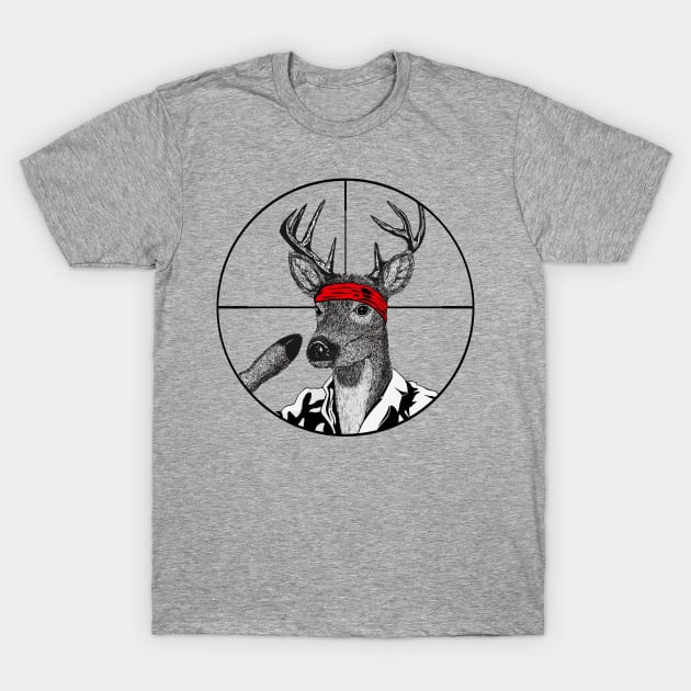 Deer Hunter T-Shirt by Gerty